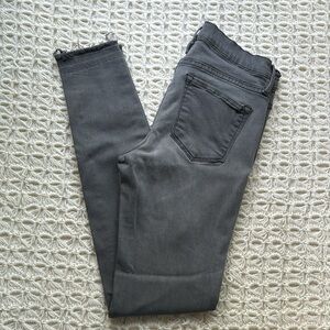 Frame Denim Le Skinny De Jeanne Grey Jeans